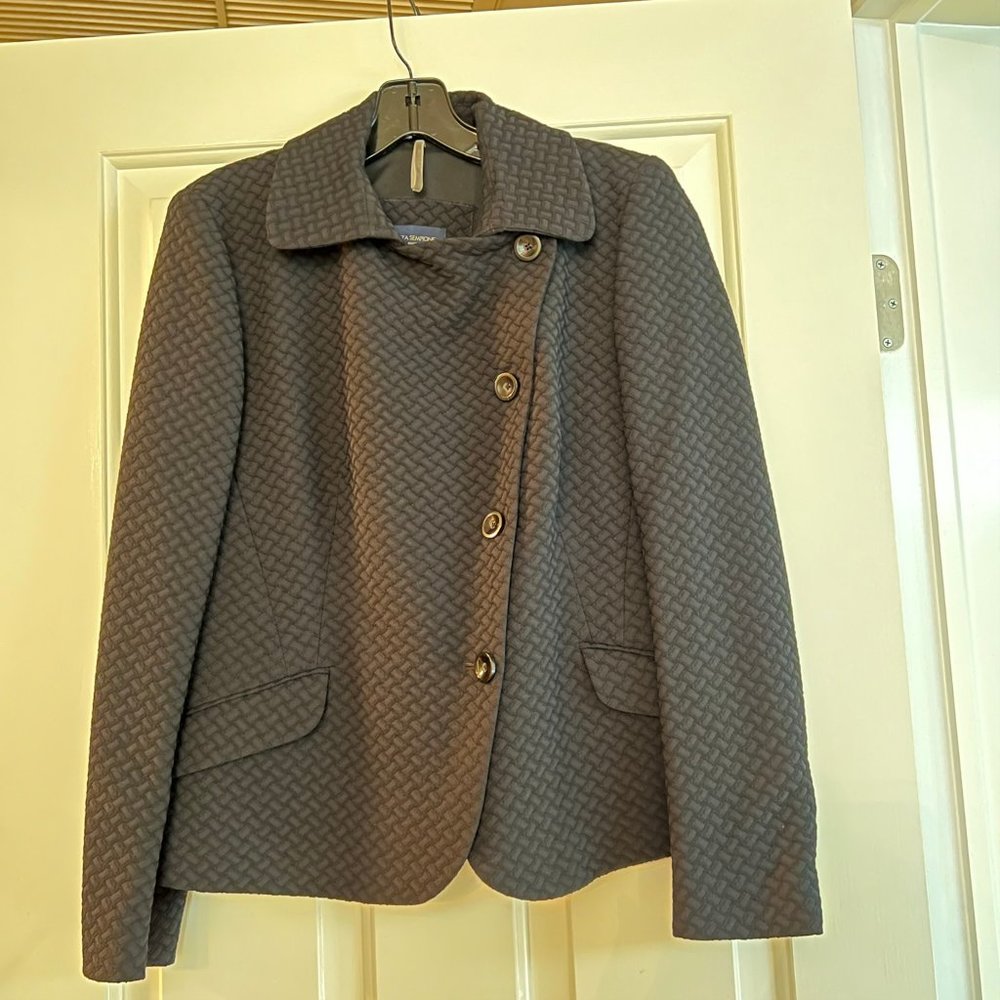 Piazza Sempione  Black Wool Jacket Size 44